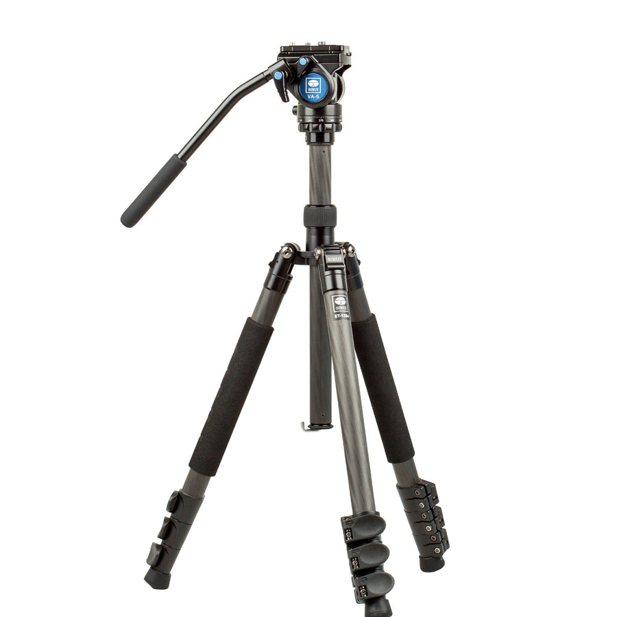 SIRUI ET-1204 Easy Traveler - Carbon Dreibeinstativ mit Videokopf VA-5