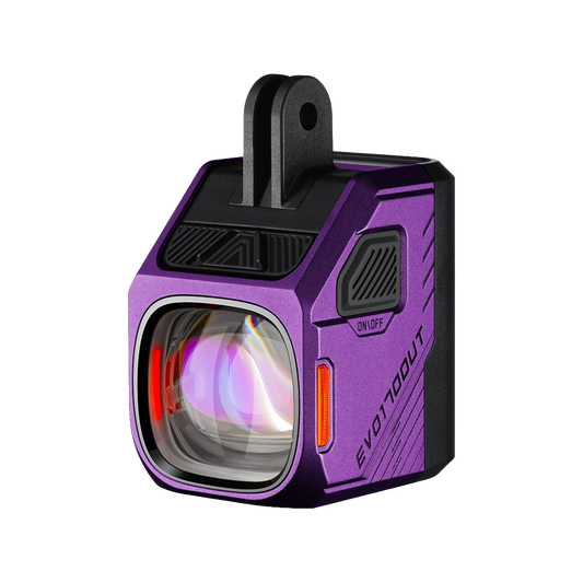 EVO 1700 UT Di2 & ANT+ Integrated Bike Light - Purple