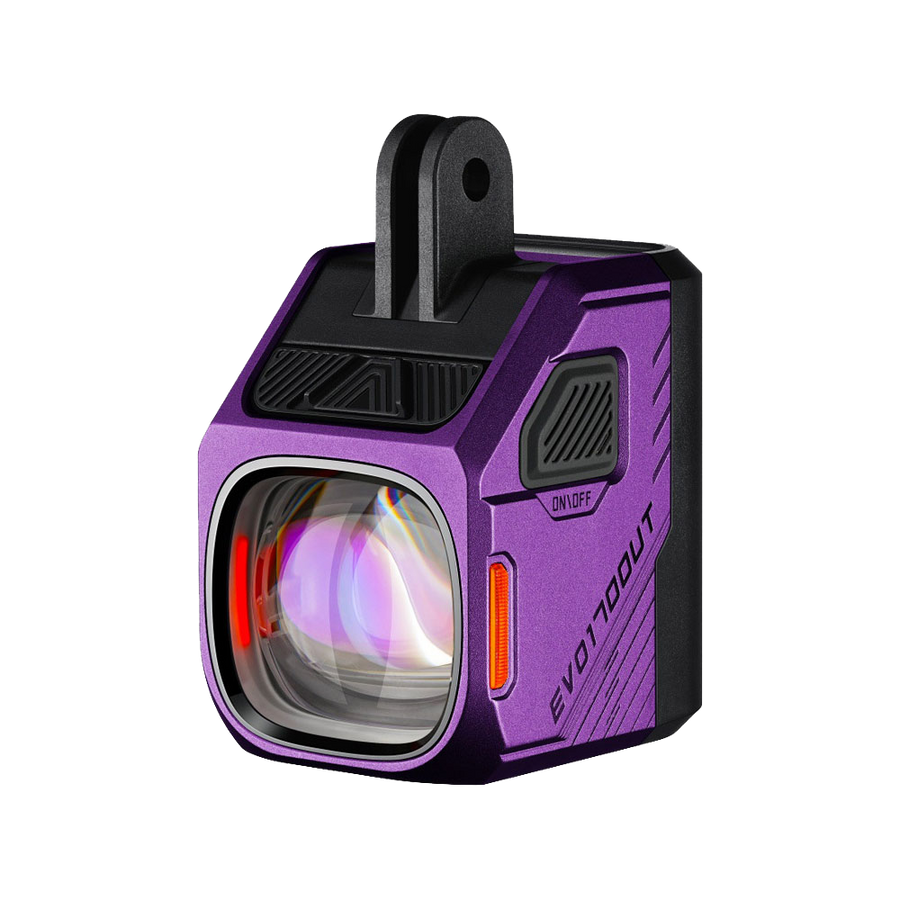 EVO 1700 UT Di2 & ANT+ Integrated Bike Light - Purple