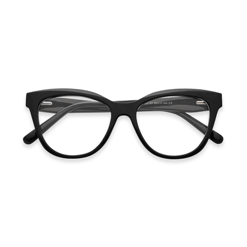 Adelaide Black Cat Eye Eyeglasses | EYDOLOGY