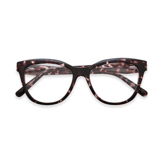 Adelaide Pink Tortoise Cat Eye Eyeglasses | EYDOLOGY