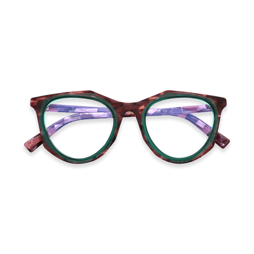 Aiden Red Cat Eye Eyeglasses | EYDOLOGY