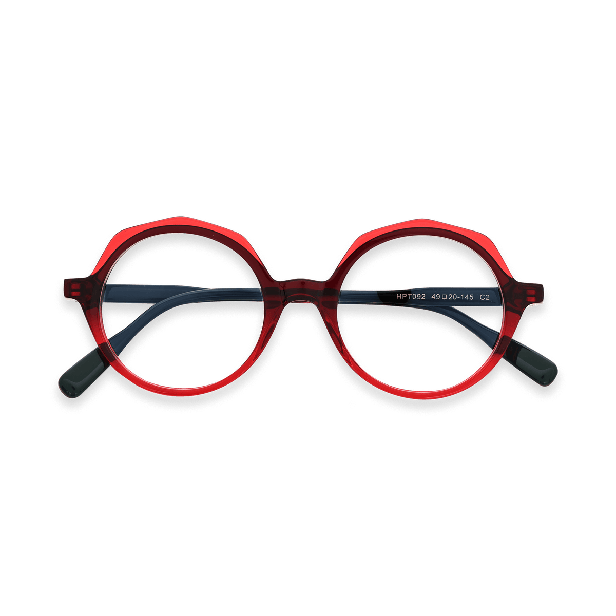 Alaya Red Round Eyeglasses | EYDOLOGY