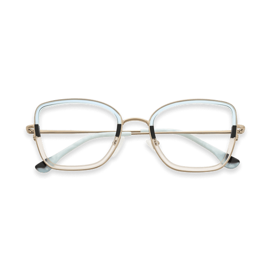 Alena Ice Blue Cat Eye Eyeglasses | EYDOLOGY