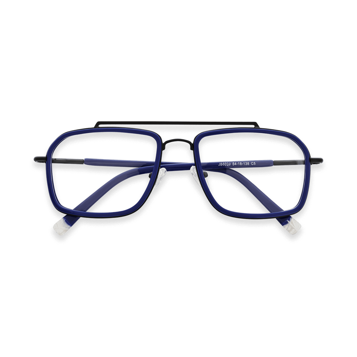 Amaia Blue Double Bridge Eyeglasses | EYDOLOGY