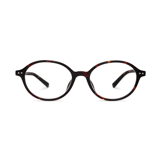 Ansley Tortoise Oval Eyeglasses | EYDOLOGY