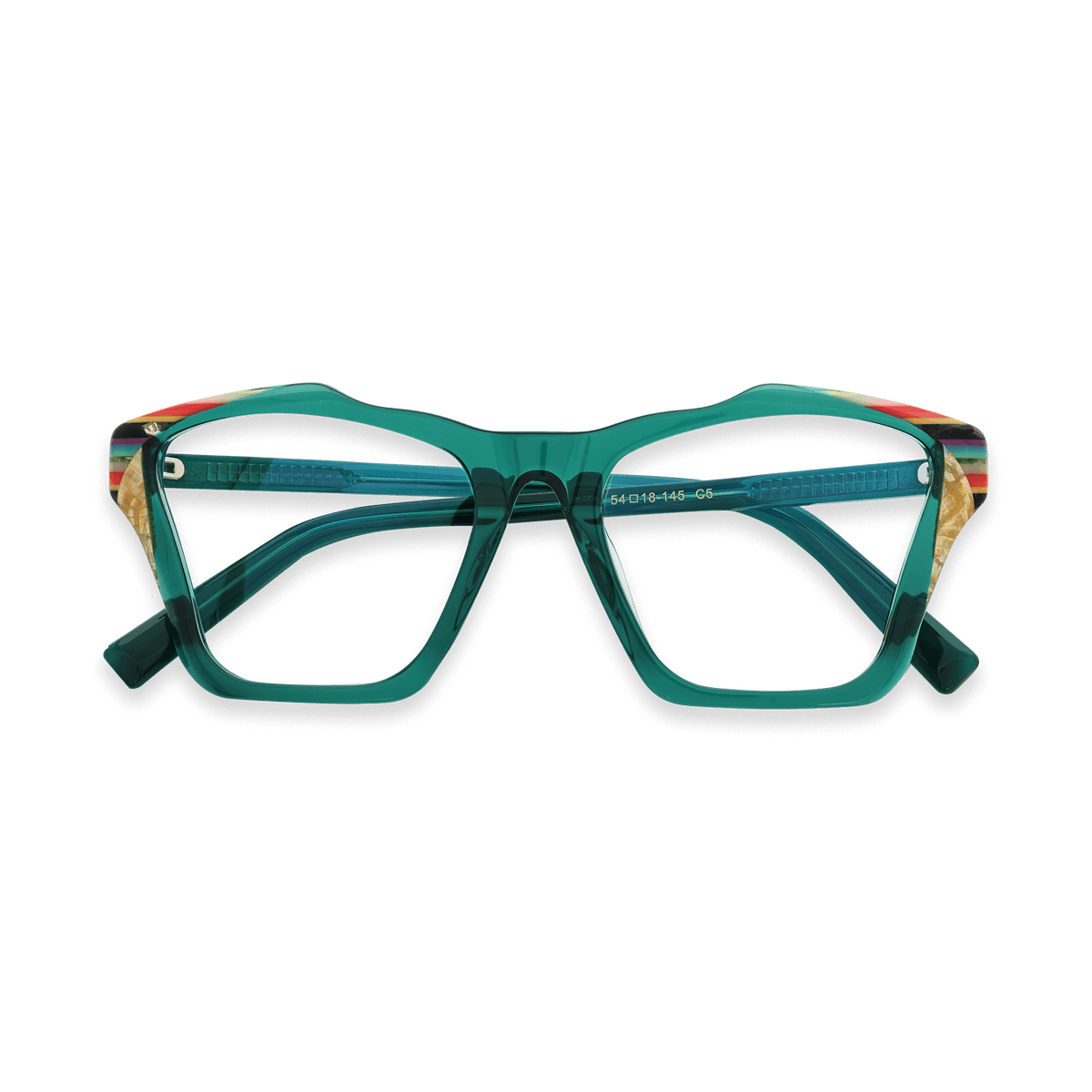 Arabella Agua Square Eyeglasses | EYDOLOGY