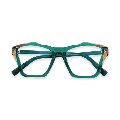Arabella Agua Square Eyeglasses | EYDOLOGY