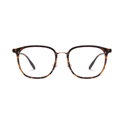 Aubrie Demi Rose Gold Square Eyeglasses | EYDOLOGY