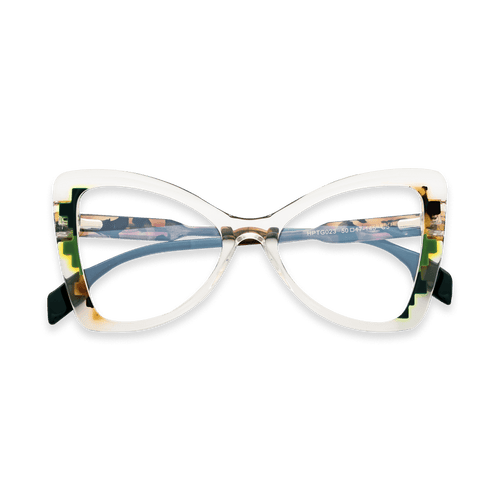 Aubriella Amber Tortoise Cat Eye Eyeglasses | EYDOLOGY