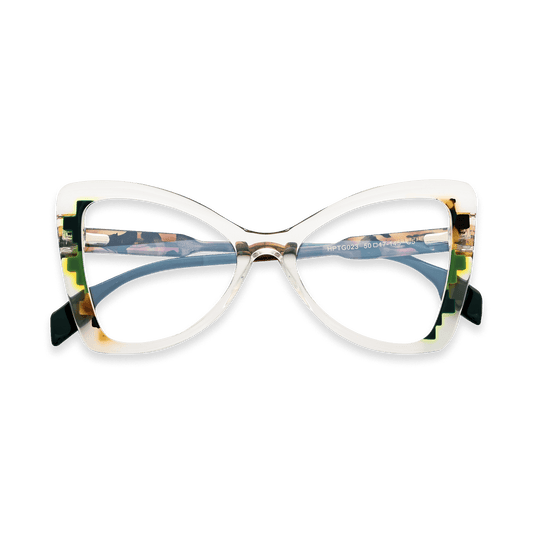 Aubriella Amber Tortoise Cat Eye Eyeglasses | EYDOLOGY