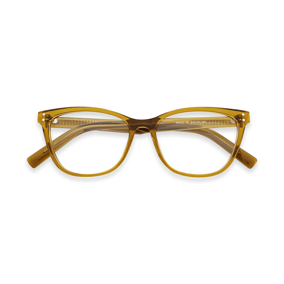 Ayleen Crystal Kelp Rectangle Eyeglasses | EYDOLOGY
