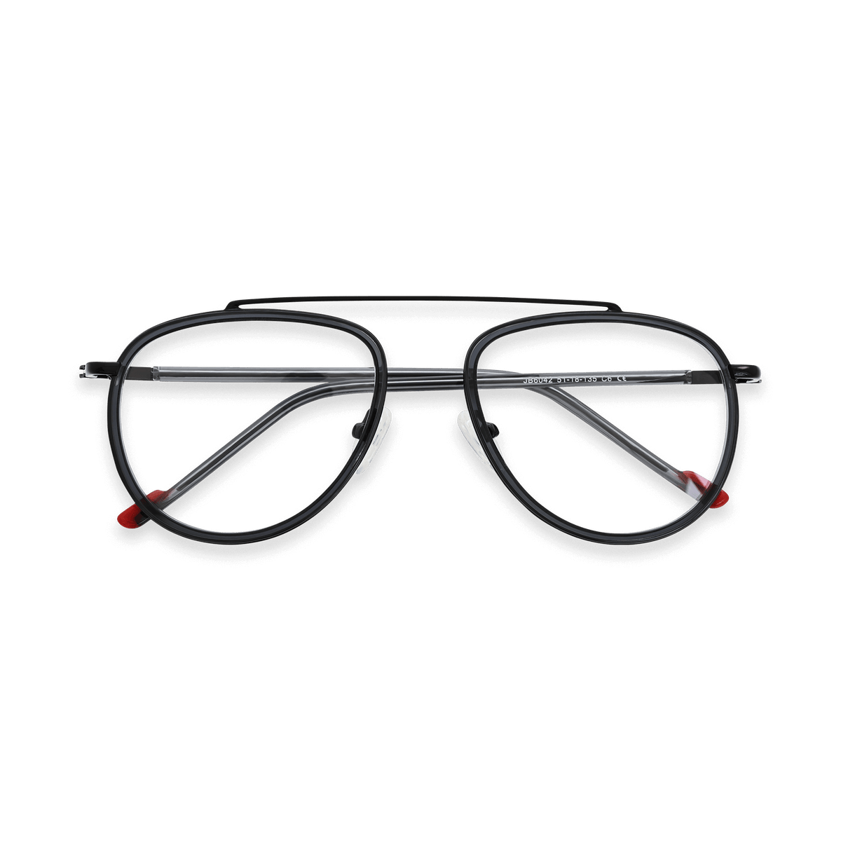 Azariah Grey Aviator Eyeglasses | EYDOLOGY