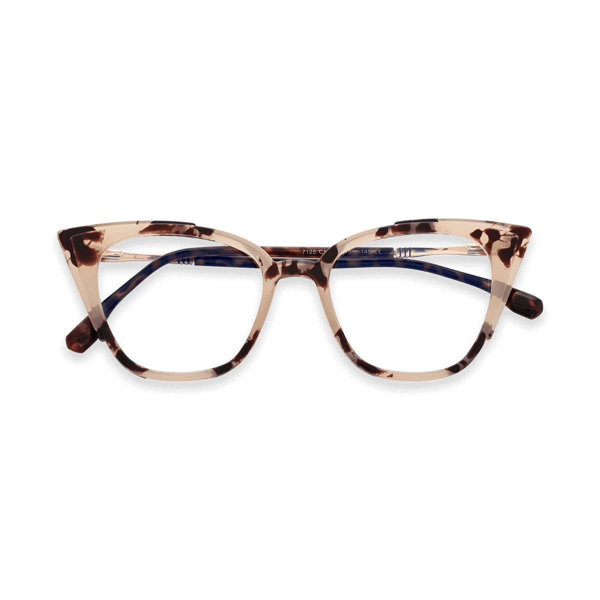 Cream Tortoise Cat Eye Eyeglasses | EYDOLOGY