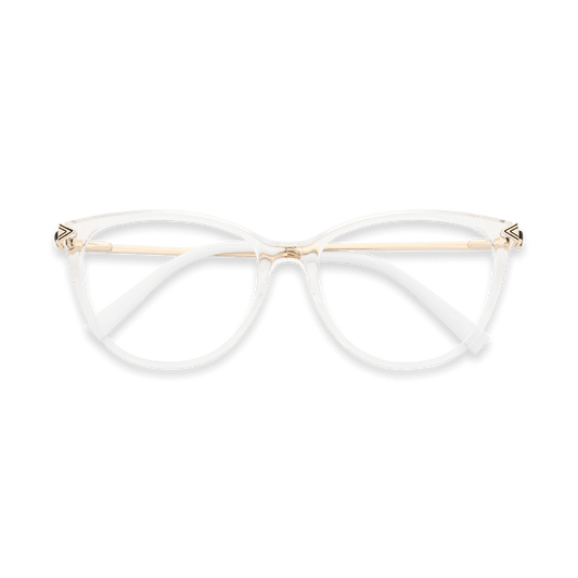 Braylee Clear Cat Eye Stylish Optical Glasses | EYDOLOGY