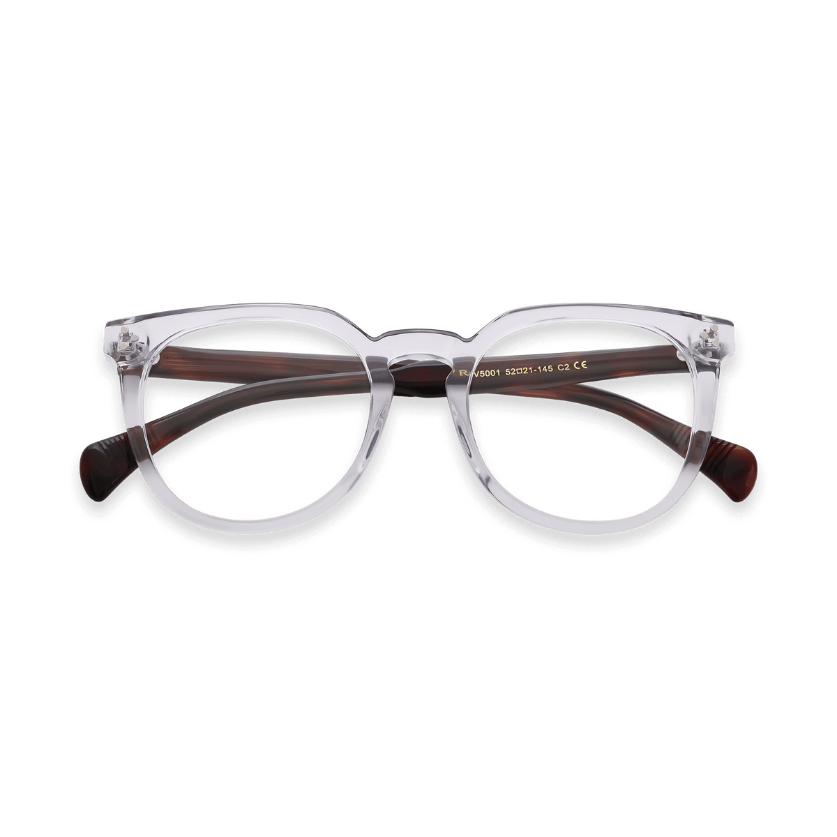 Calum Clear Round Eyeglasses | EYDOLOGY