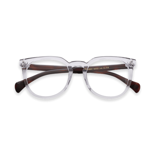 Calum Clear Round Eyeglasses | EYDOLOGY