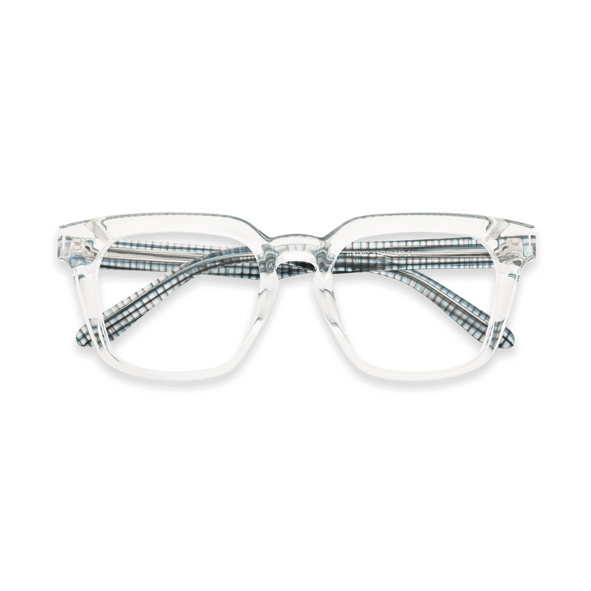 Cesar Clear Square Eyeglasses | EYDOLOGY