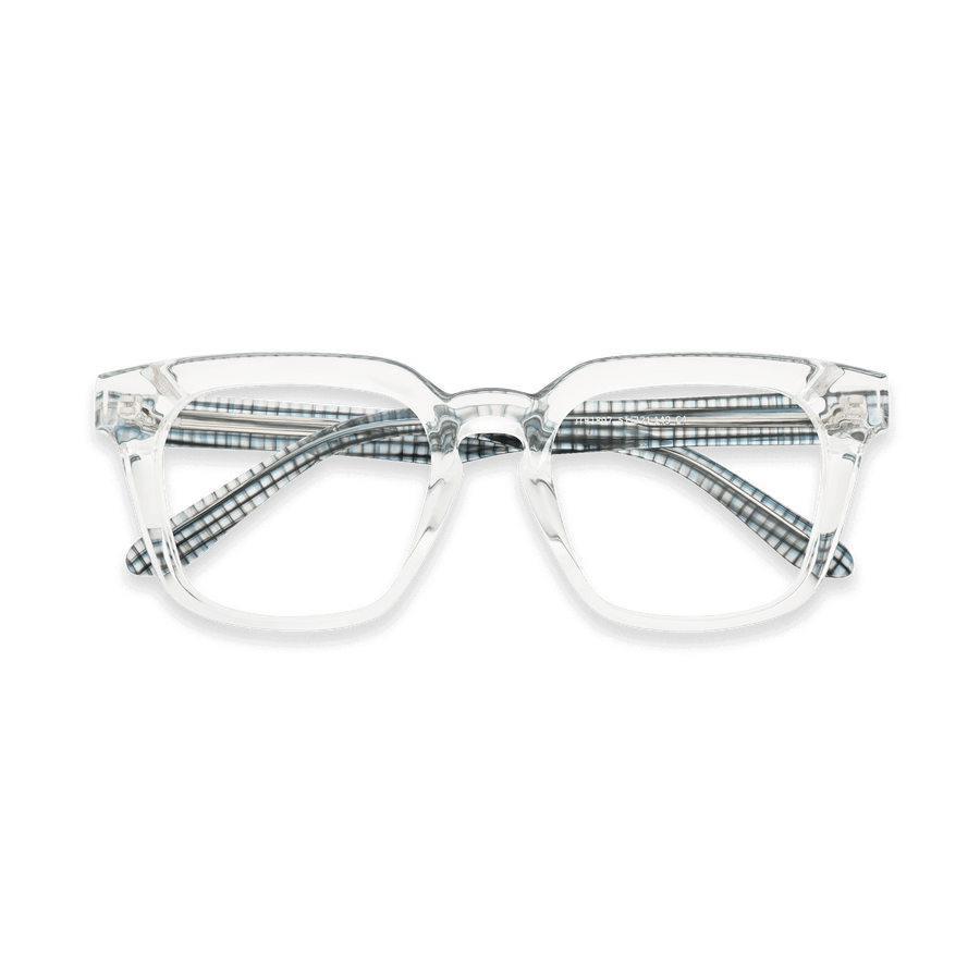 Cesar Clear Square Eyeglasses | EYDOLOGY