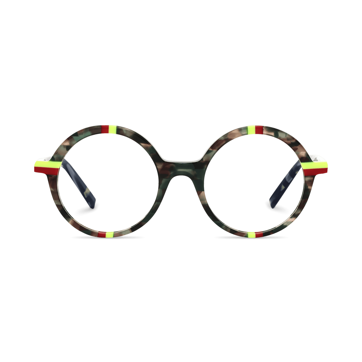 Code Green Tortoise Round Eyeglasses | EYDOLOGY