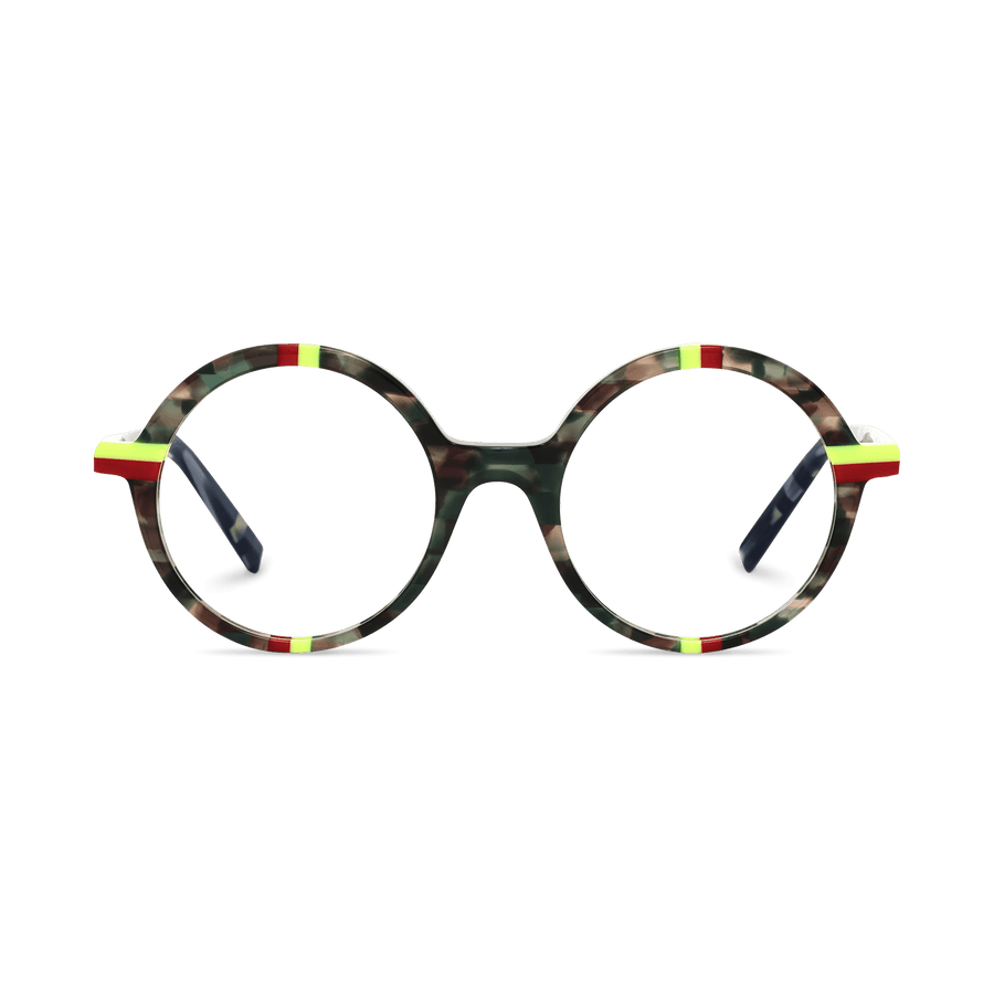 Code Green Tortoise Round Eyeglasses | EYDOLOGY