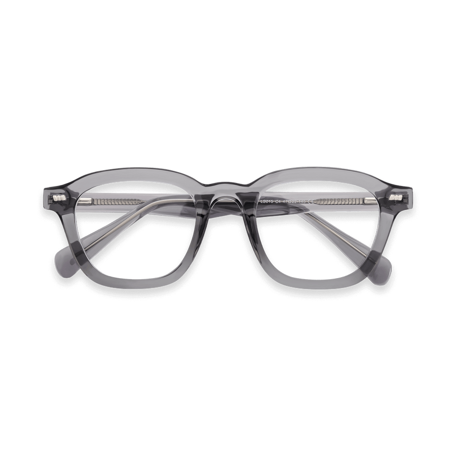 Collin Crystal Grey Square Eyeglasses | EYDOLOGY