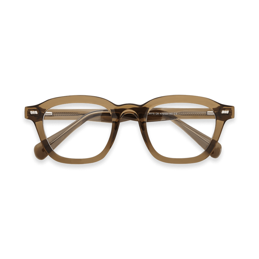 Collin Crystal Kelp Square Eyeglasses | EYDOLOGY