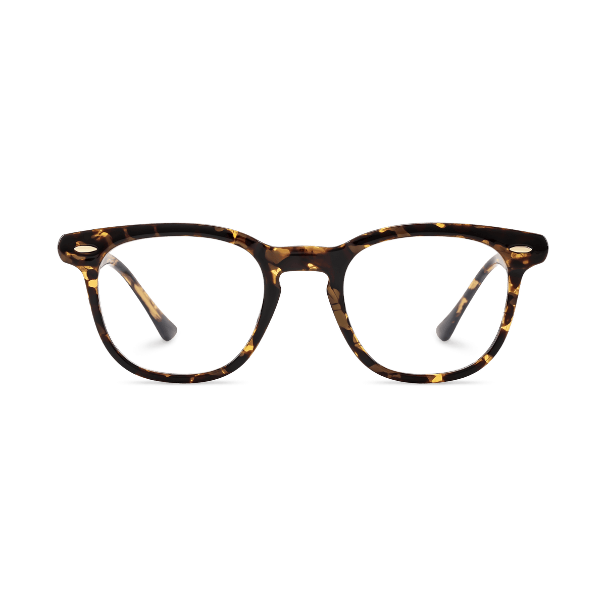 Cruz Amber Tortoise Square Eyeglasses | EYDOLOGY