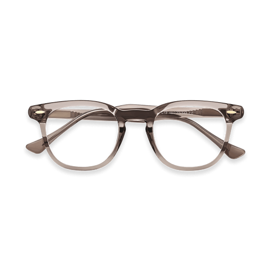Cruz Purple Grey Square Eyeglasses | EYDOLOGY