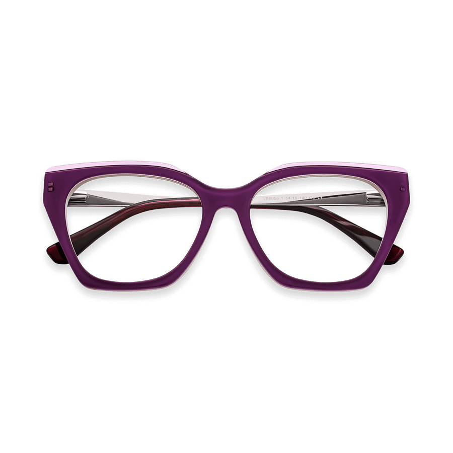 Dane Purple Cat Eye Eyeglasses | EYDOLOGY
