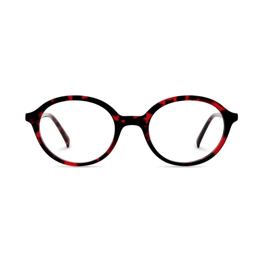 Dorian Red Tortoise Oval Eyeglasses | EYDOLOGY