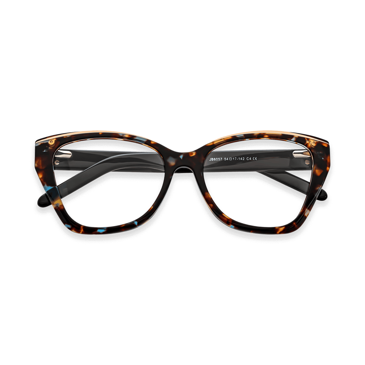 Elliott Blue Tortoise Cat Eye Eyeglasses | EYDOLOGY