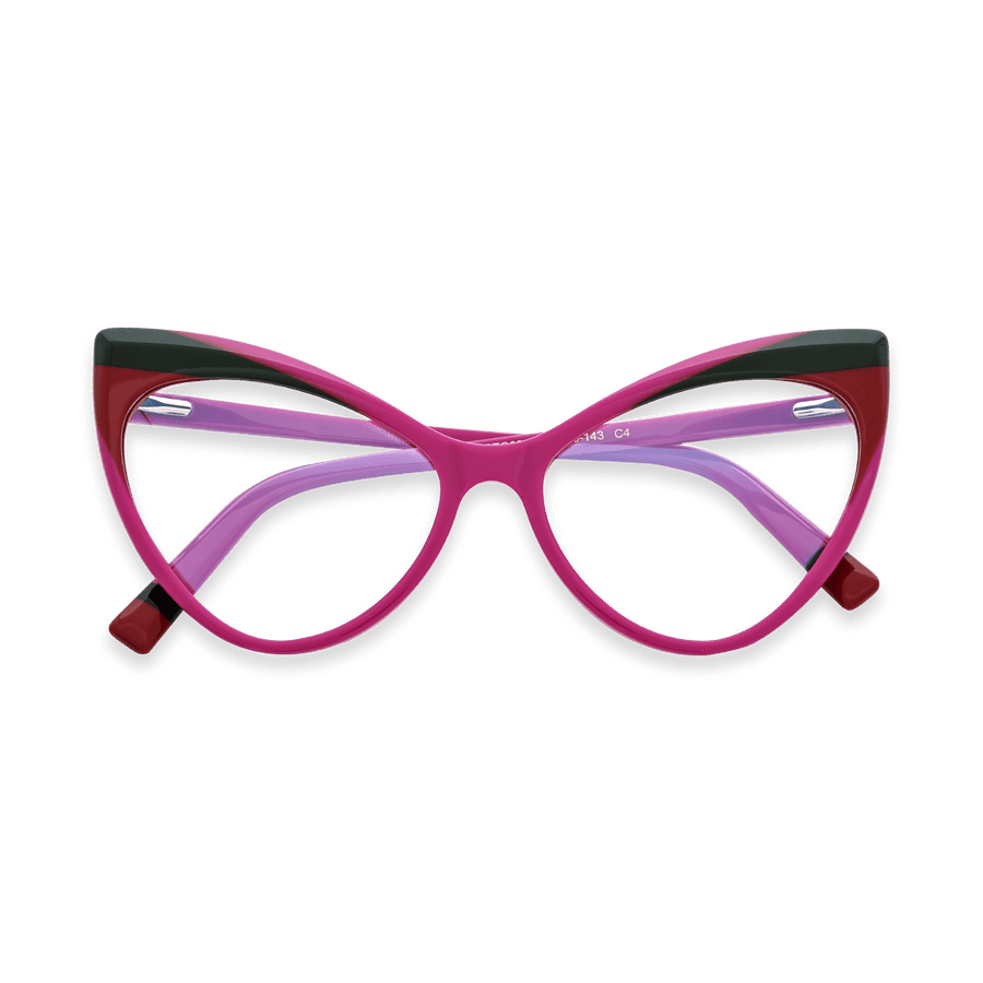 Elyse Purple Cat Eye Eyeglasses | EYDOLOGY