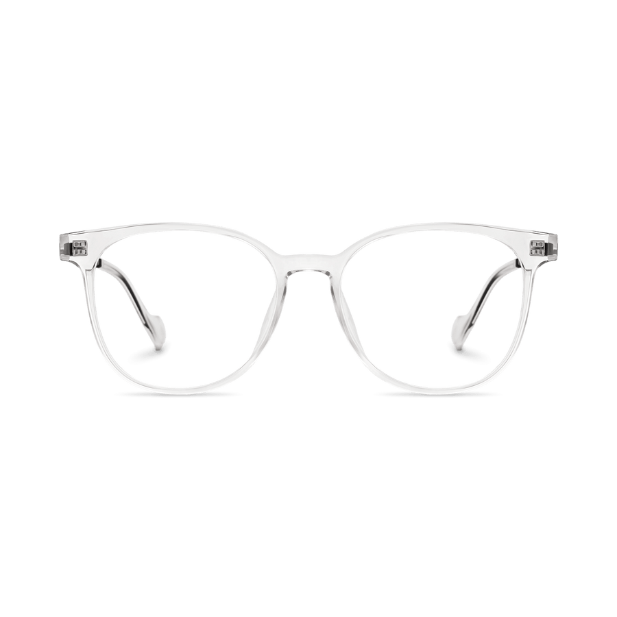 Emmalynn Clear Black Round Eyeglasses | EYDOLOGY
