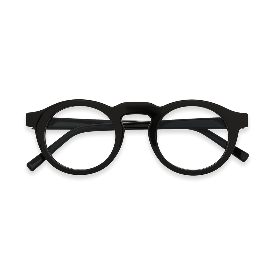 Everleigh Black Oval Eyeglasses | EYDOLOGY