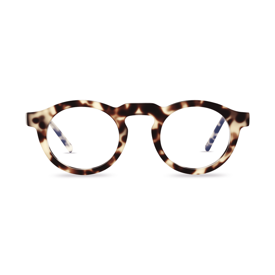 Everleigh Cream Tortoise Oval Eyeglasses | EYDOLOGY