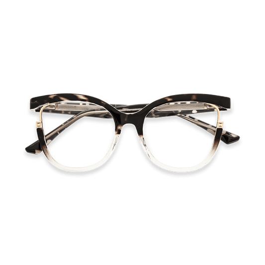 Farrah Black Tortoise Cat Eye Eyeglasses | EYDOLOGY