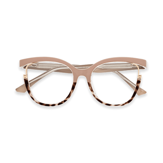 Farrah Dusty Pink Cat Eye Eyeglasses | EYDOLOGY