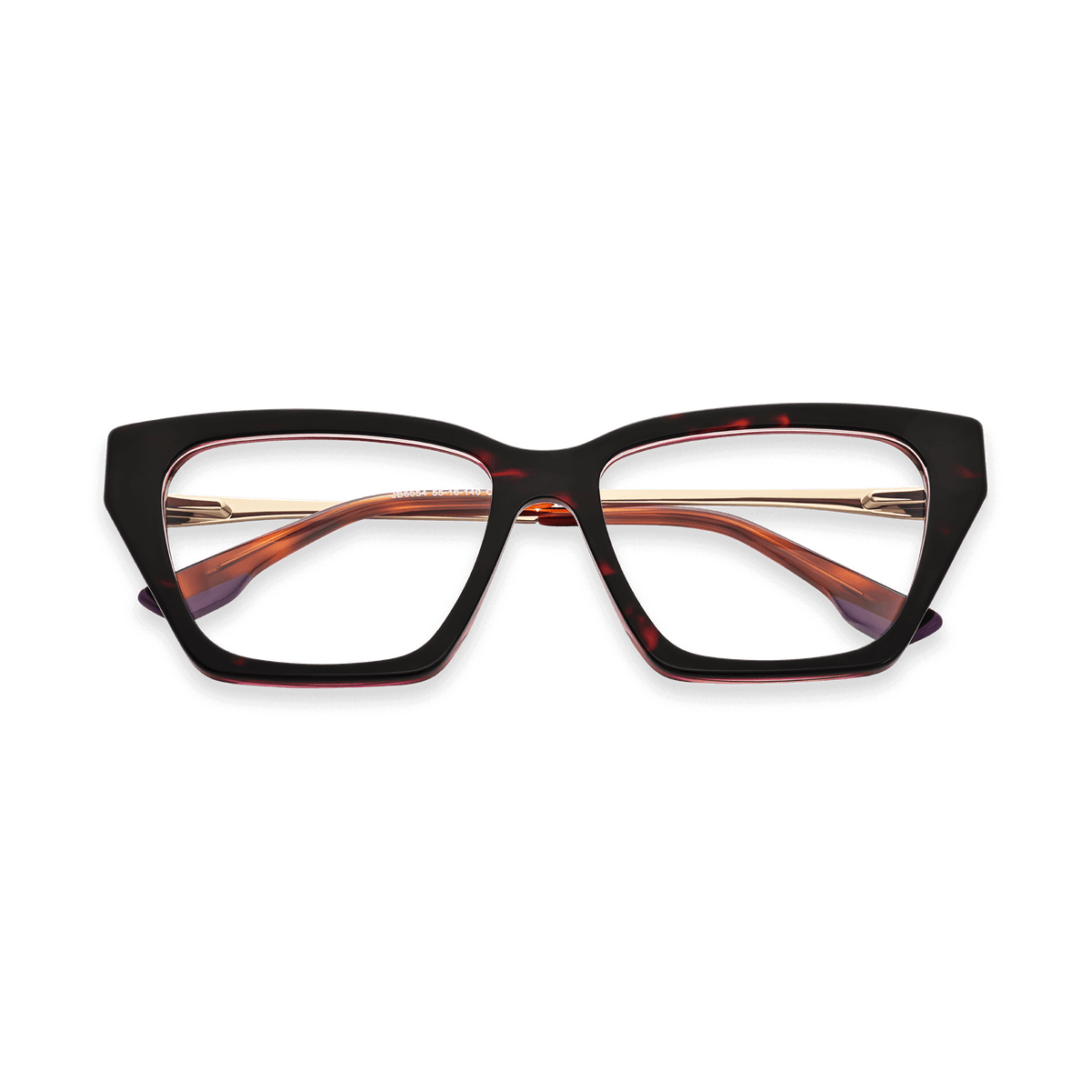 Jaycee Purple Tortoise Cat Eye Eyeglasses | EYDOLOGY