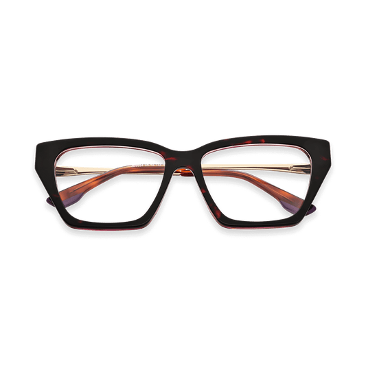 Jaycee Purple Tortoise Cat Eye Eyeglasses | EYDOLOGY