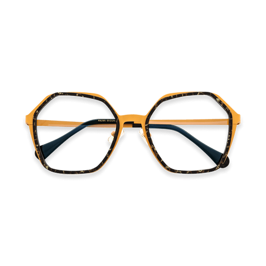 Jensen Dark Tortoise Geometric Eyeglasses | EYDOLOGY