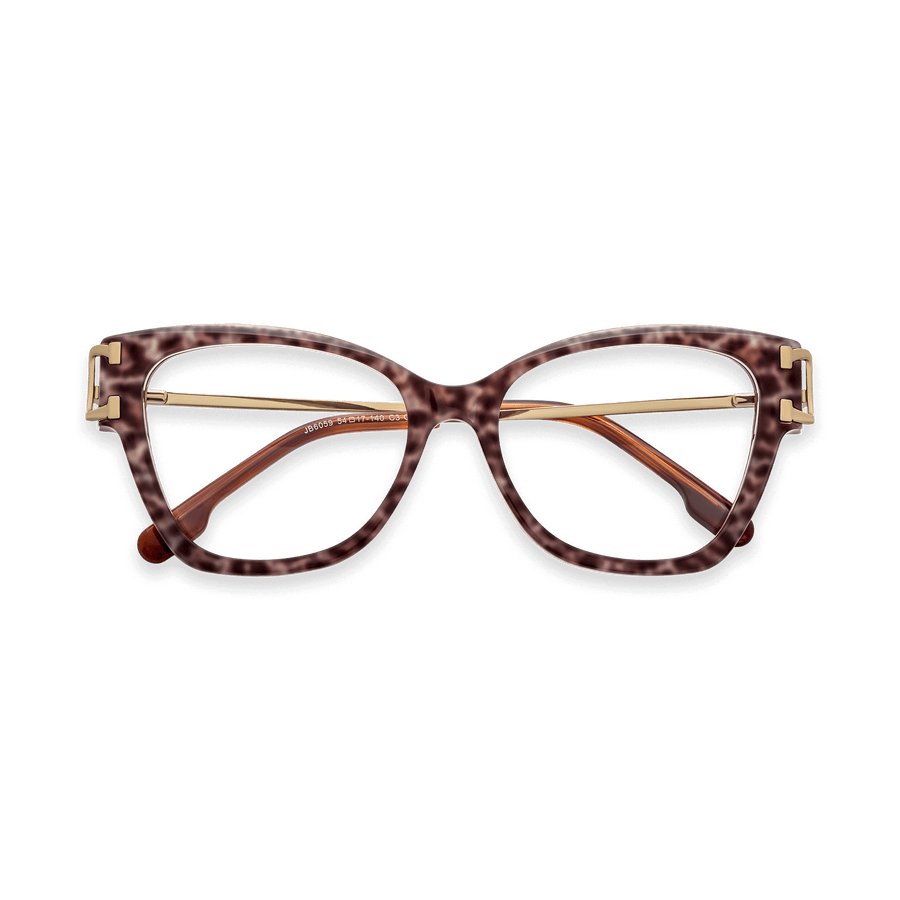 Kaiya Leopard Cat Eye Eyeglasses | EYDOLOGY