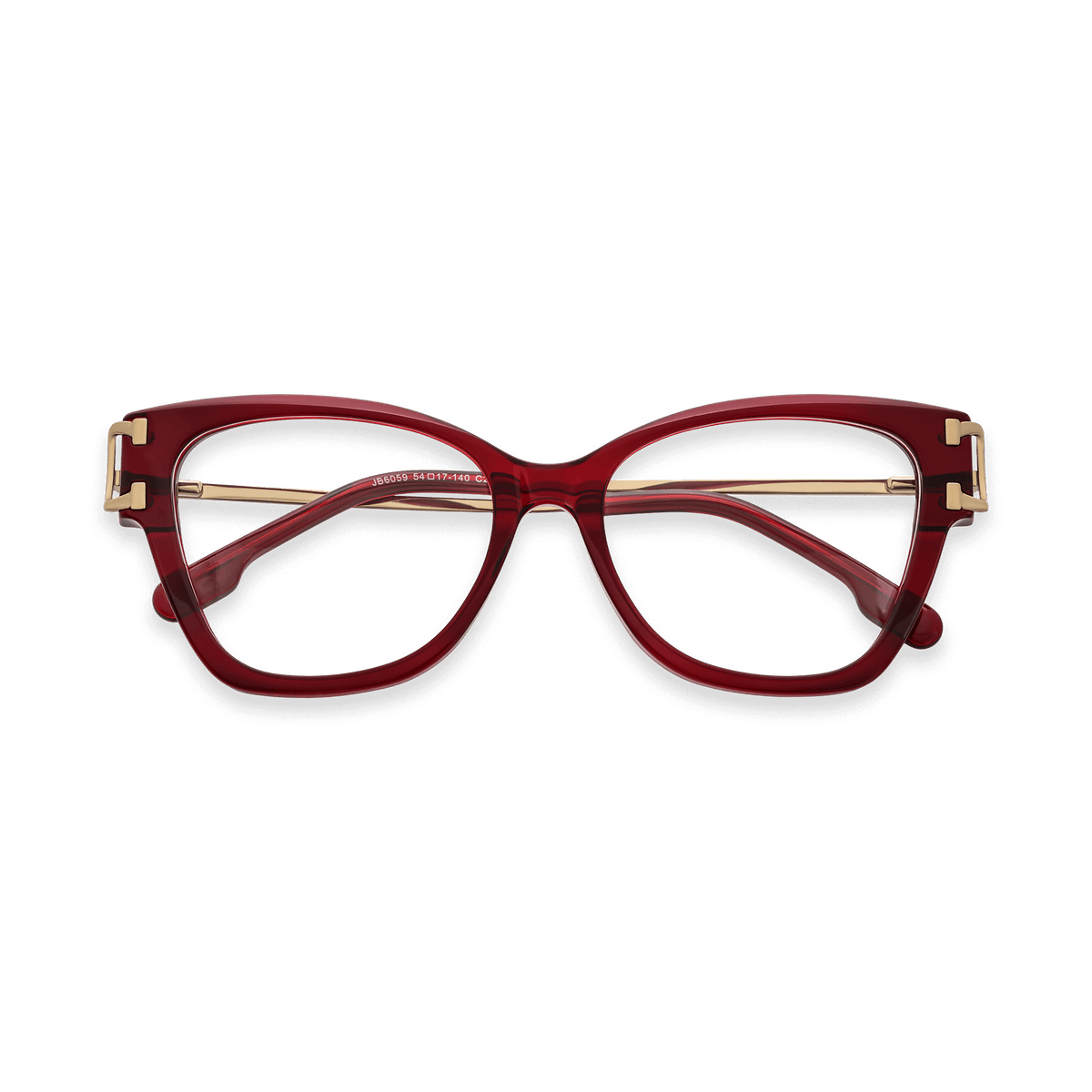 Kaiya Red Cat Eye Eyeglasses | EYDOLOGY