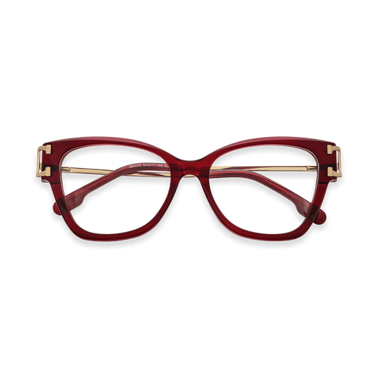 Kaiya Red Cat Eye Eyeglasses | EYDOLOGY