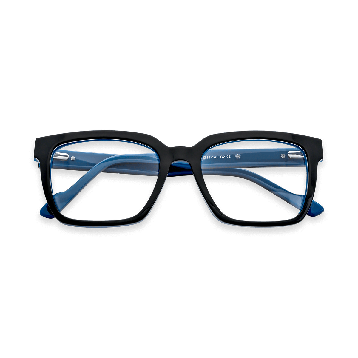 Kamden Blue Square Eyeglasses | EYDOLOGY