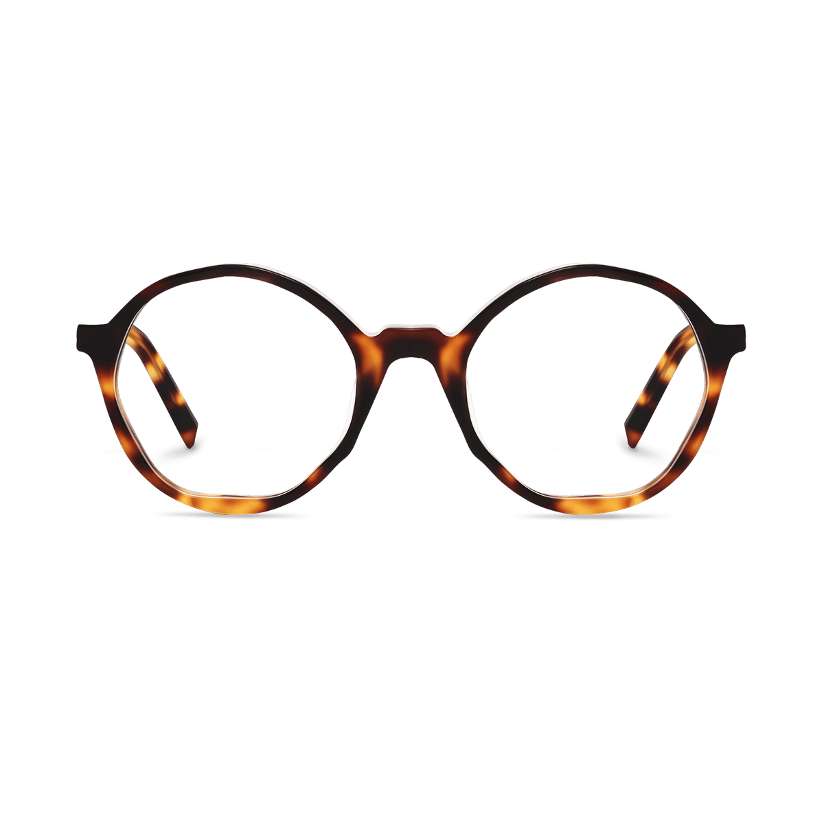 Khalid Amber Tortoise Round Eyeglasses | EYDOLOGY