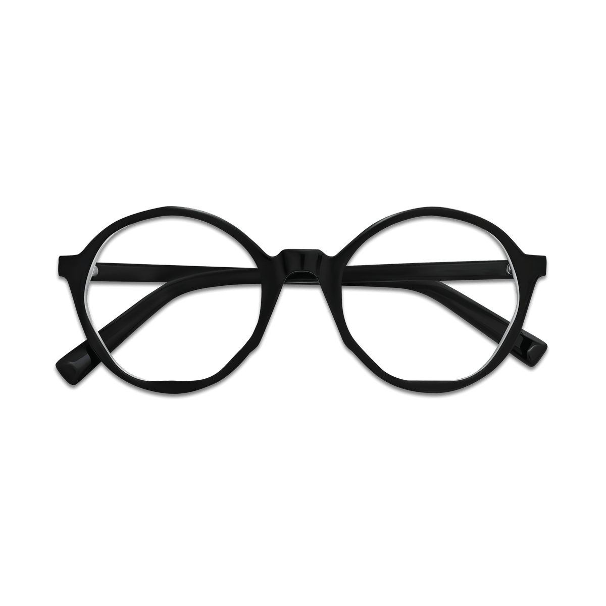 Khalid Black Round Eyeglasses | EYDOLOGY