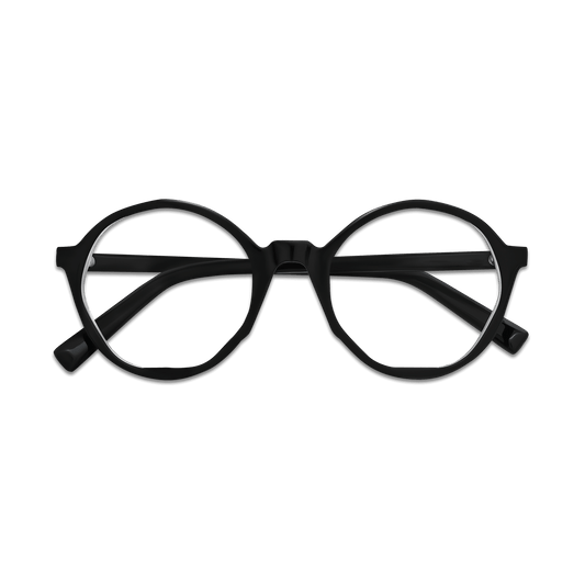 Khalid Black Round Eyeglasses | EYDOLOGY