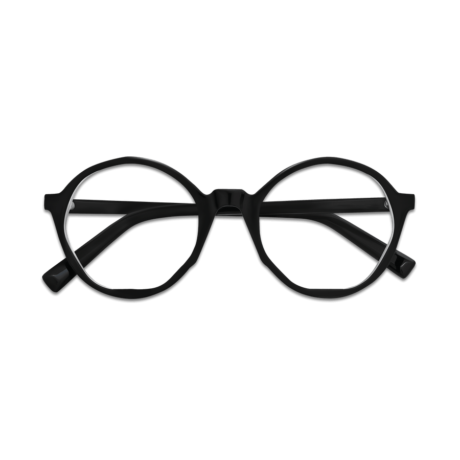 Khalid Black Round Eyeglasses | EYDOLOGY