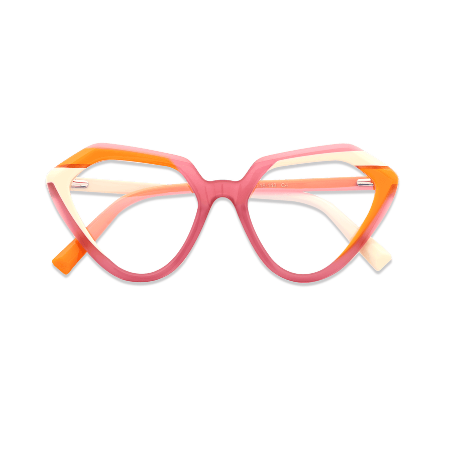 Kynlee Guava Cat Eye Eyeglasses | EYDOLOGY